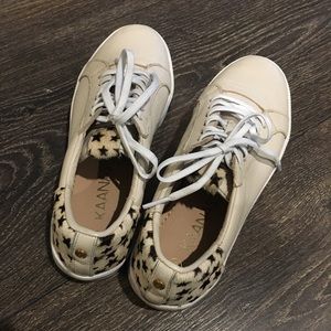 Kaanas Leather + Pony Hair Sneakers